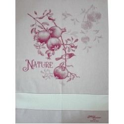 Fratelli Graziano - Pomegranate Kitchen Towel - Bordeaux Color